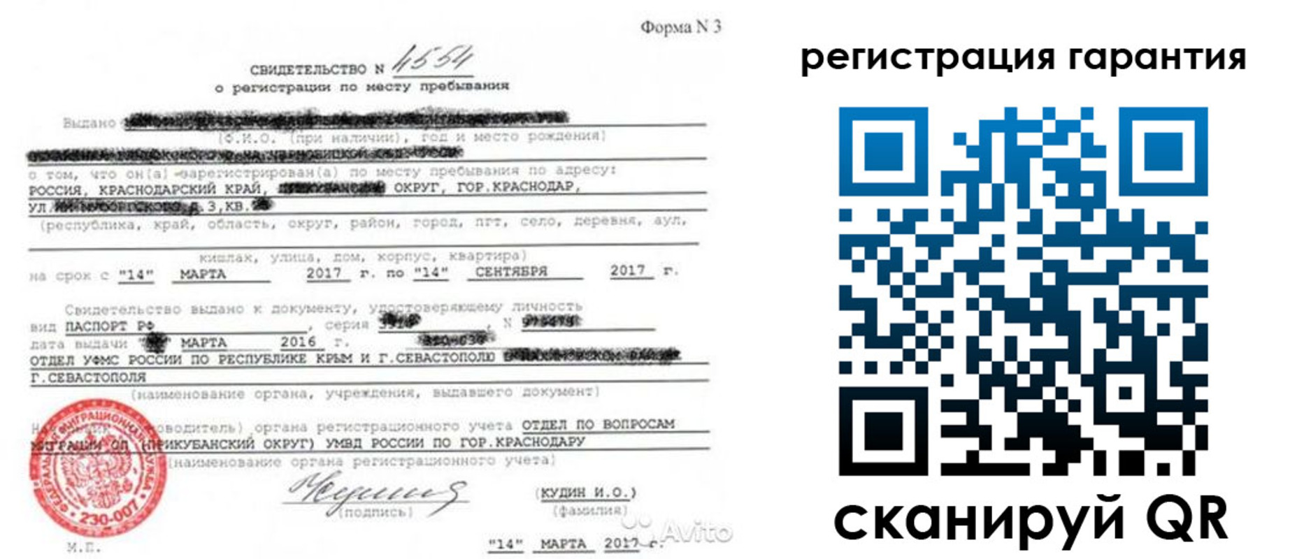 прописка гарантия в Владимирской области